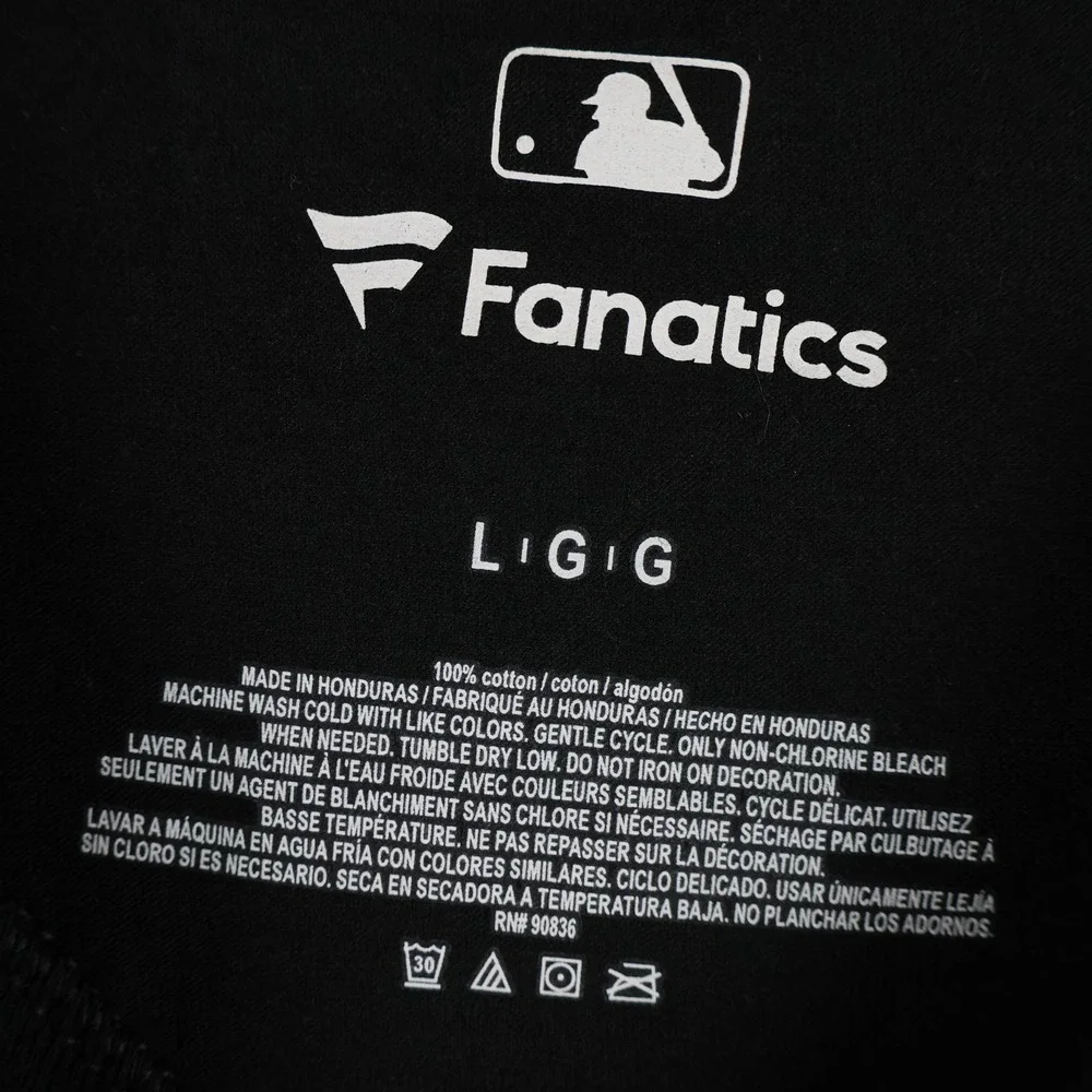 Boston Red Sox‎ Shirt Mens Large Black MLB Baseball Big Red Socks Fanatics Tee